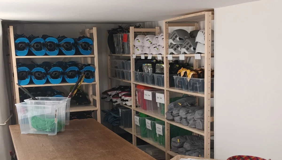 Bild Raum Materialverleih | © DAV Augsburg e.V.