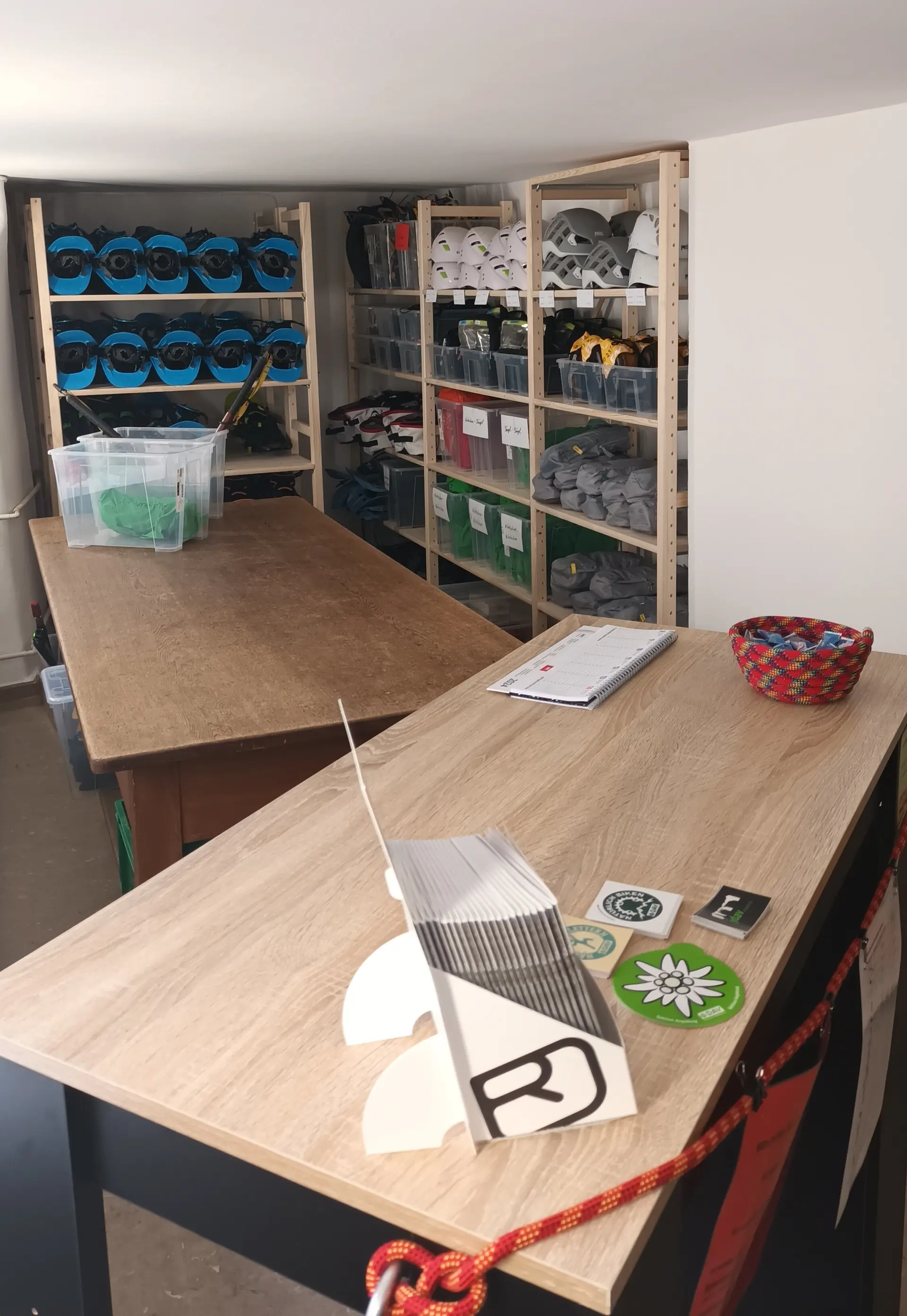 Bild Raum Materialverleih | © DAV Augsburg e.V.