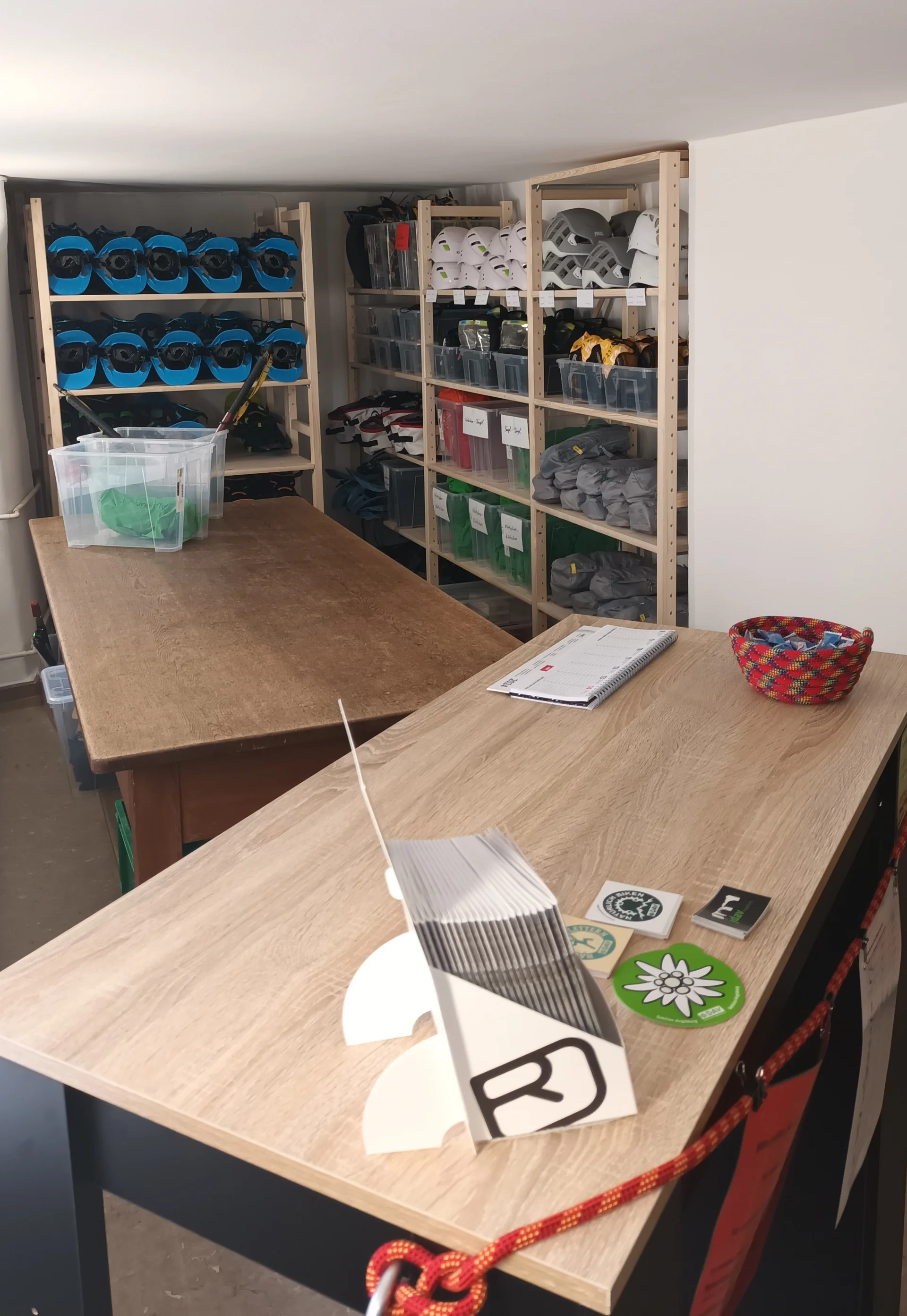 Bild Raum Materialverleih | © DAV Augsburg e.V.