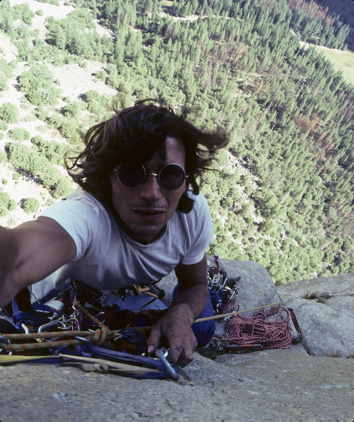 Reinhard Karl beim Klettern. | © Harald Weiß