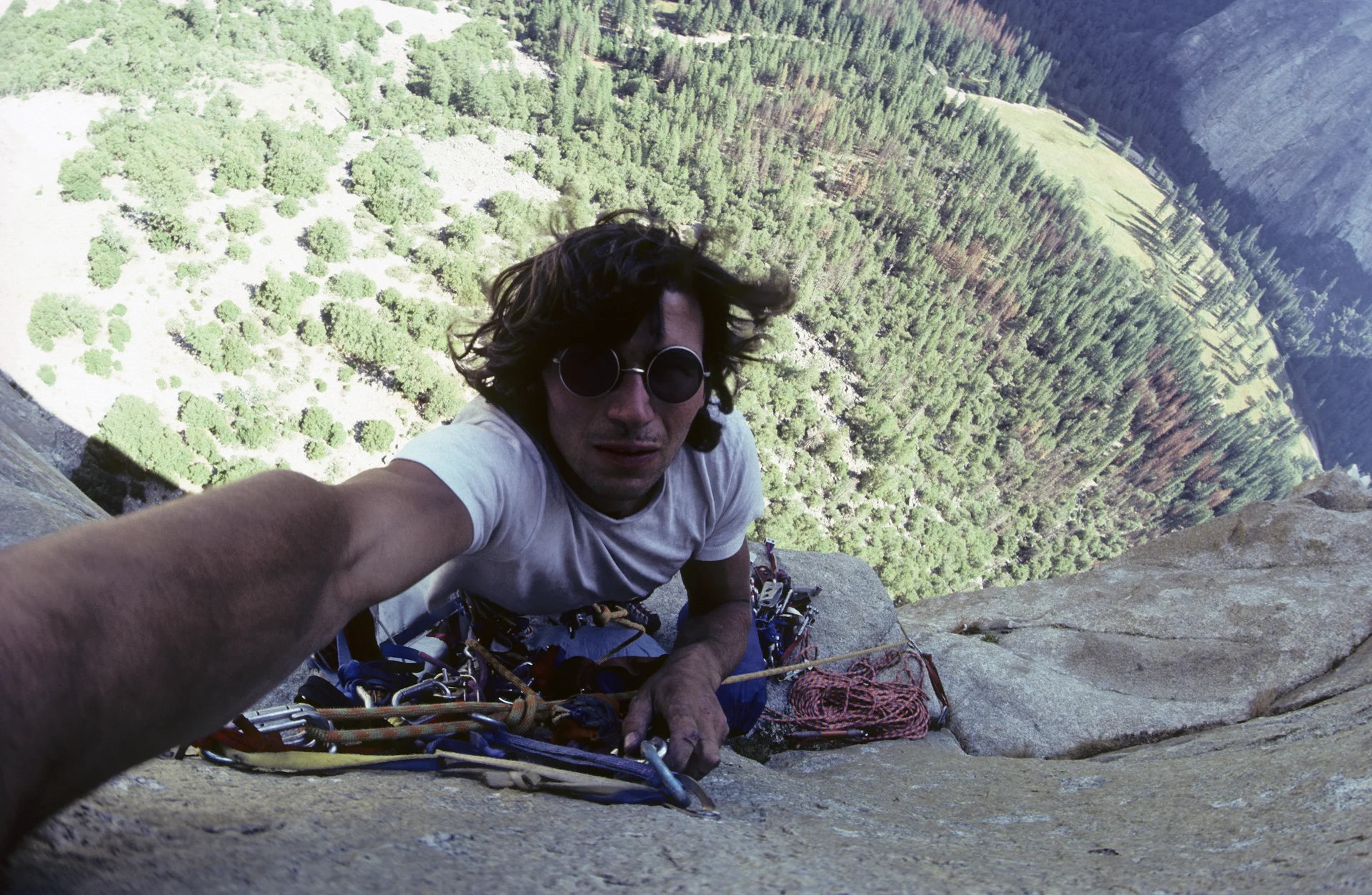Reinhard Karl beim Klettern. | © Harald Weiß